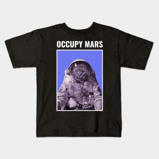 Kitty Occupy Mars Kids T-Shirt